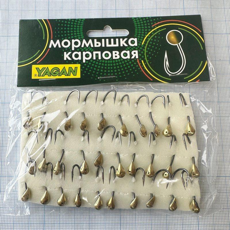 Блешня коропова для літнього кивка №11, Крапля ребриста (велика), Золото, 6mm, 1g, Kumho №11