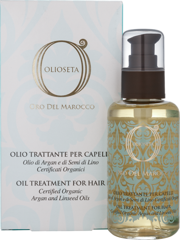 OLIOSETA ODM Олія-догляд для волосся з олією аргани та олією насіння льону 100 мл