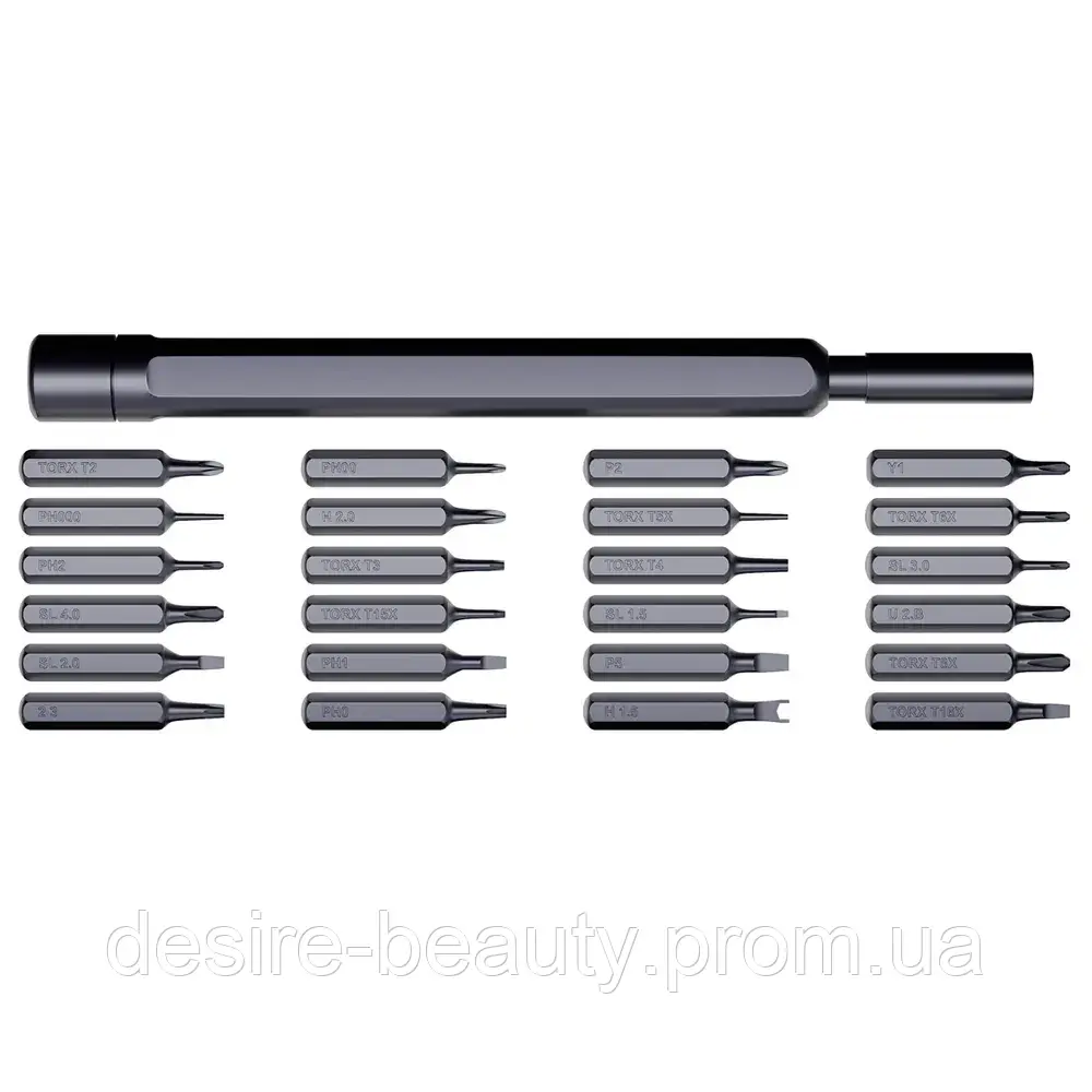 [VN-VEN15410C] Набор отверток 25 в 1 магнитные Биты Torx Hex Precision DIY разборный мини-чехол DS - фото 8 - id-p2148717667