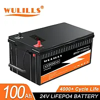 Акумулятор LiFePO4 24В 100Агод WULILLS