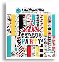 Набор бумаги Circus Party, 15х15см, Carta Bella, CBCP42015