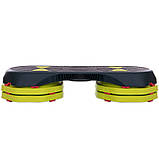 Степ-платформа для тренувань та аеробіки 108x42x10-20см MDBuddy FI-2587, фото 2