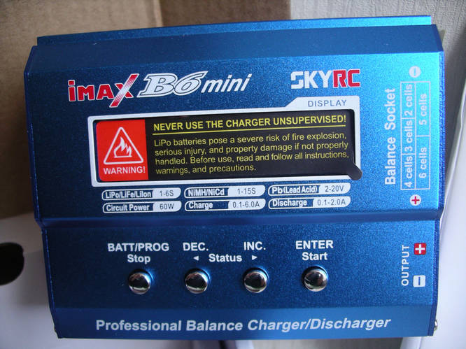 Зарядное устройствo IMAX B6 mini SkyRC оригинальное + блок питания. (ID ...