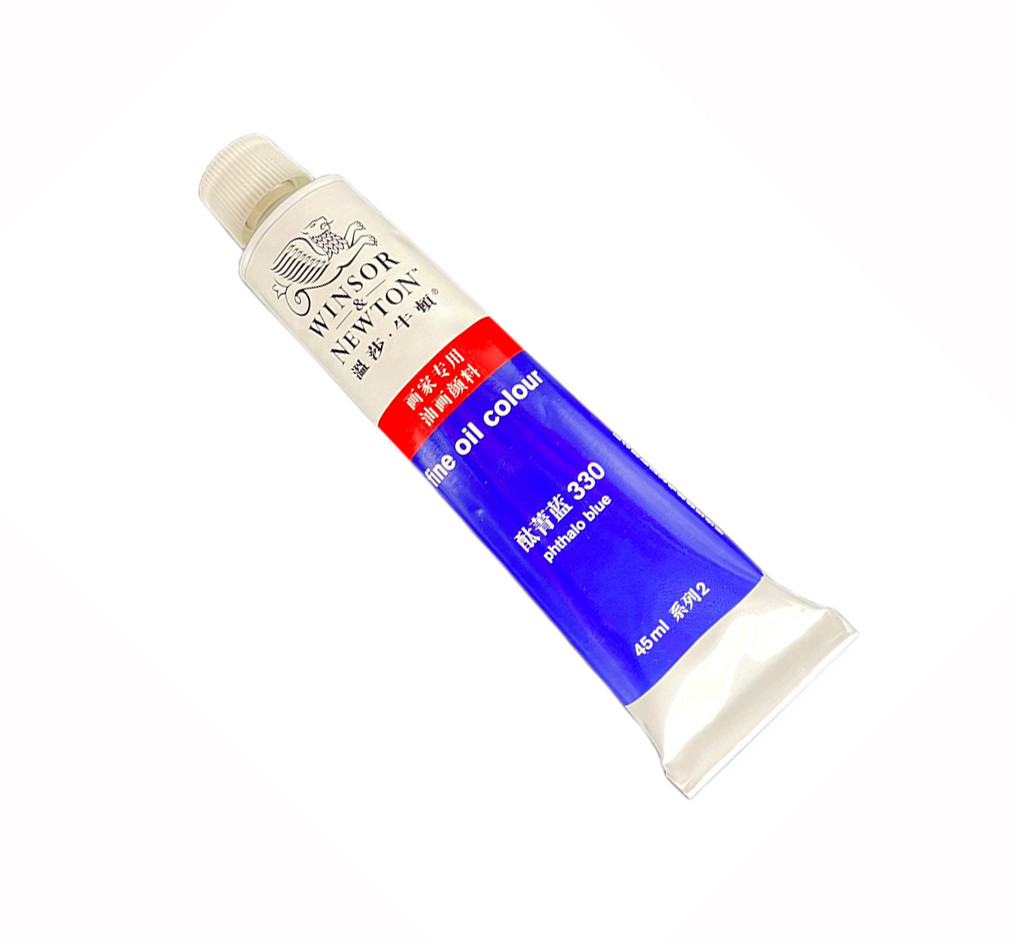 Художня масляна фарба Winsor & Newton №330 Phthalo blue, туба 45 ml