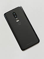 Задня кришка OnePlus 6 зі склом камери, колір - Чорний (Mirror Black)