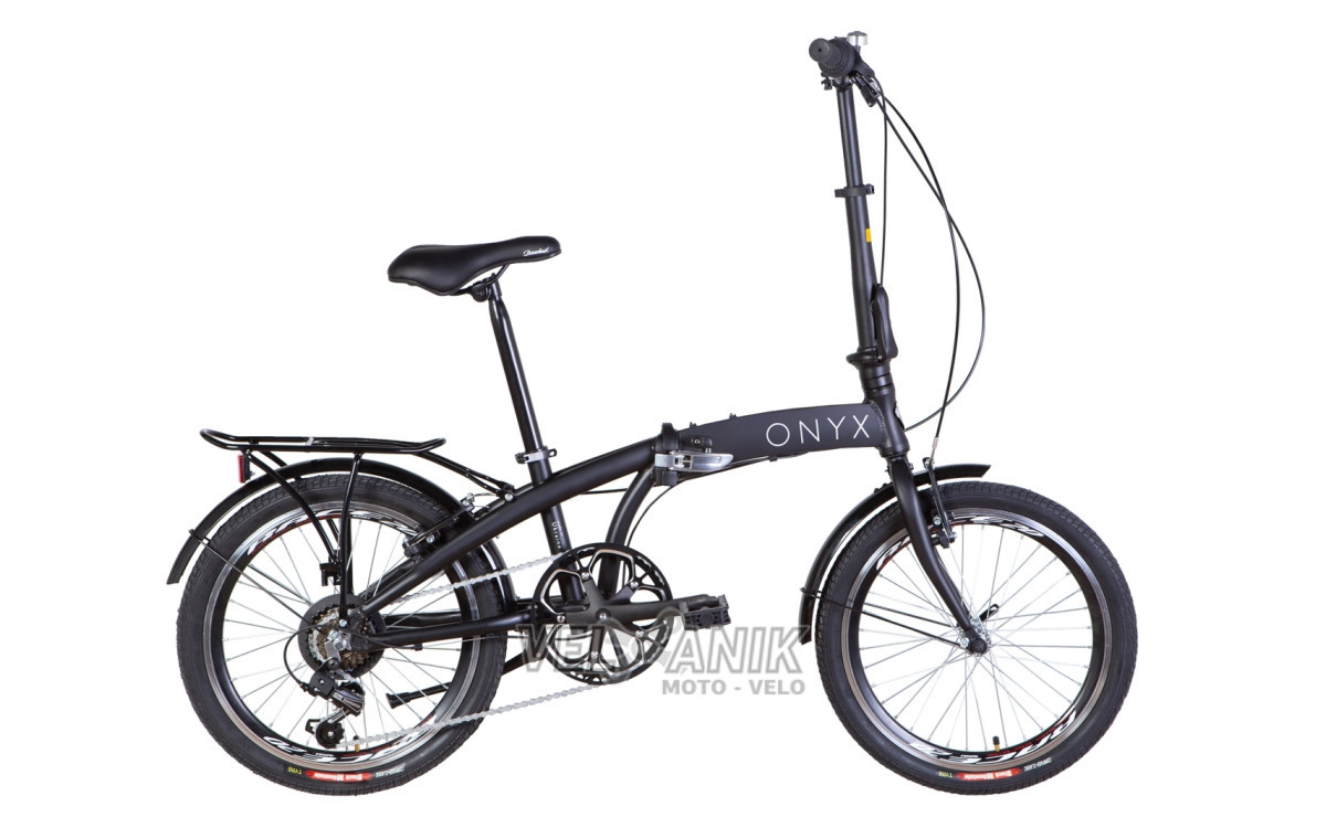Велосипед 20" Dorozhnik ONYX (рама 12,5") чорний мат