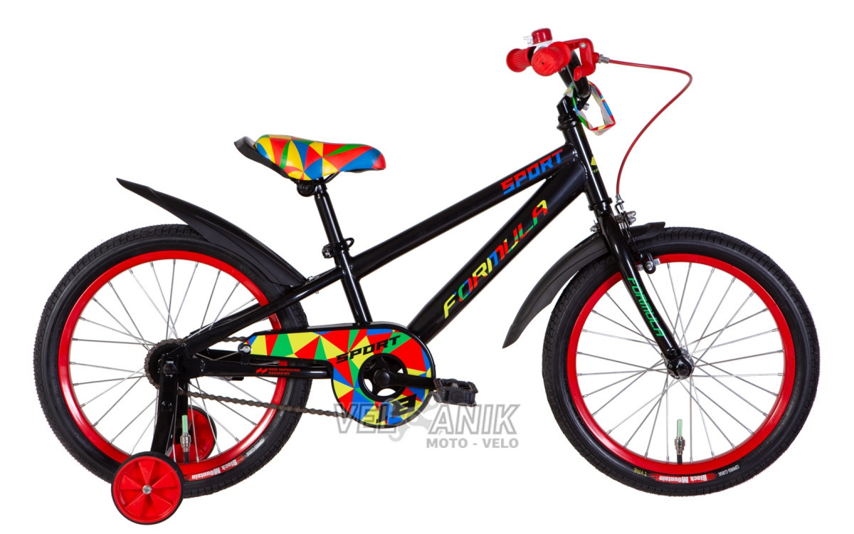 Велосипед 18" Formula SPORT (рама 9") чорний