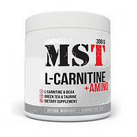 Жиросжигатель MST L-Carnitine + Amino, 300 грамм Лимончелло