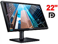 Монитор Samsung S22E650D / 22" (1920x1080) IPS / 1x DP, 1x DVI, 1x VGA, 2x USB 2.0 / VESA 100x100 / Pivot