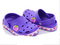 Дитячі крокси для дівчинки Dago (розміри 32) колір фіолетовий