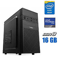 Игровой ПК Vinga CS112B Tower NEW / Intel Xeon E3-1240 v3 (4 (8) ядра по 3.4 - 3.8 GHz) (аналог i7-4770) / 16