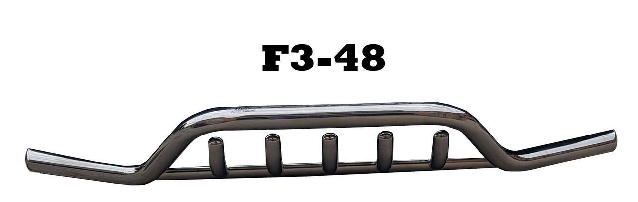 Кенгурятник, захист бампера Volkswagen Touareg 2007-2010 VWTG.07.F3-48.6