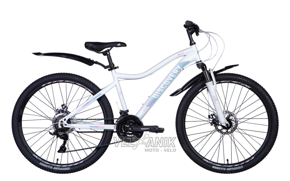 Велосипед 26" Discovery KELLY AM DD (рама 16") білий мат