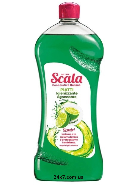 Засіб для миття посуду з ароматом лимону Scala Piatti Limone 750 мл