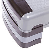 Степ-платформа для фітнесу та аеробіки на 4 рівні висоти SP-Sport FI-1579, фото 3