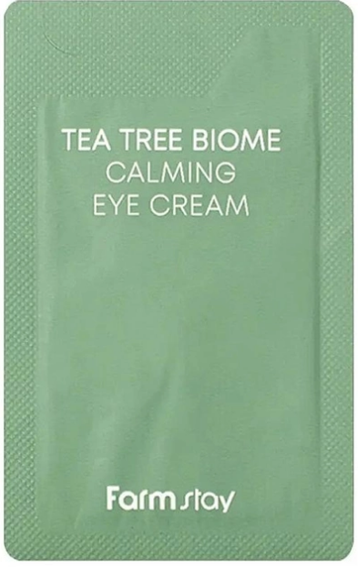 Крем для шкіри навколо очей із зеленим чаєм FarmStay Tea Tree Biome Calming Eye Cream 1 мл, фото 1