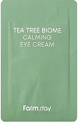 Крем для шкіри навколо очей із зеленим чаєм FarmStay Tea Tree Biome Calming Eye Cream 1 мл