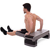 Степ-платформа для фітнесу та аеробіки на 3 рівні висоти SP-Sport FI-2585, фото 9