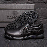 Мужские черные туфли из натуральной кожи Kristan, мужские туфли без шнурков, классические туфли для мужчин