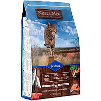 Сухой корм Nutra Mix Seafood 9.07 кг для котов и кошек на основе рыбы