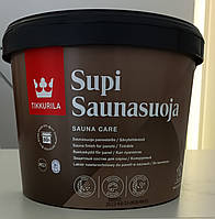 Просочення Supi Saunasuoja Tikkurila для стін у саунах Супі Саунасуоя 2,7 л