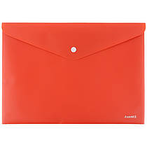 Папка-конверт на кнопці А4 Axent Earth colors 1412-04 корраловий