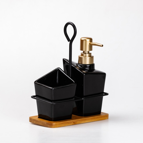 Набор для ванны на подставке Arow Набор ванной принадлежности Набор ...