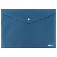 Папка-конверт на кнопке А4 Axent Earth colors 1412-05 синий