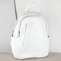 Рюкзак жіночий шкіряний міський Virginia Conti 02443 Білий