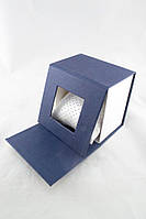 Сине-белая подарочная упаковка - коробка для часов ( код: IBW028ZO )