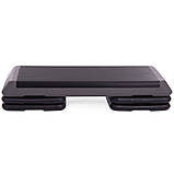 Степ-платформа 3-х рівнева для степ-аеробіки 110x41x20см Zelart FI-6772, фото 2