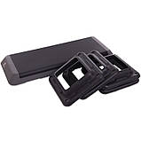 Степ-платформа 3-х рівнева для степ-аеробіки 110x41x20см Zelart FI-6772, фото 5