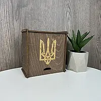 Подарочная деревянная коробочка 13х13 см