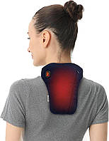 Uncn Аккумуляторная нагревательная подушка для шеи, портативная электрическая грелка для облегчения боли в шее