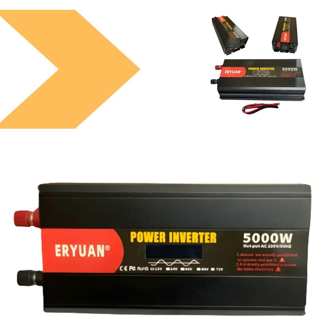 Преобразователь напряжения 12V→220V 5000W XPRO ЧИСТЫЙ СИНУС LCD (42001-16198_4562), фото 1