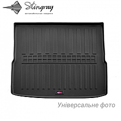 Автомобільний 3D килимок в багажник на VOLKSWAGEN Golf VIII (2020-...) (universal) (lower trunk)