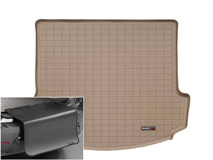 Автомобільний килимок в багажник авто Weathertech Acura MDX 07-13 бежевий за 2м рядом Акура МДХ, фото 1