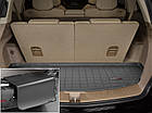 Автомобільний килимок в багажник авто Weathertech Acura MDX 07-13 чорний за 3м рядом Акура МДХ, фото 2