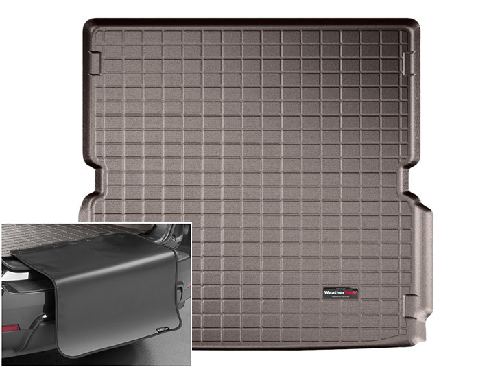 Автомобільний килимок в багажник авто Weathertech Acura MDX 14-21 какао за 2м рядом Акура МДХ, фото 1