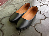 Жіночі чорні балетки 37 38 розмір, фото 9