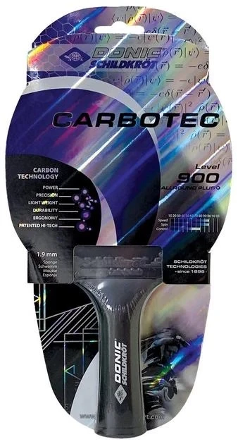 Ракетка для настільного тенісу Donic Carbotec 900 new (758219) \ ракетка тенісна Донік