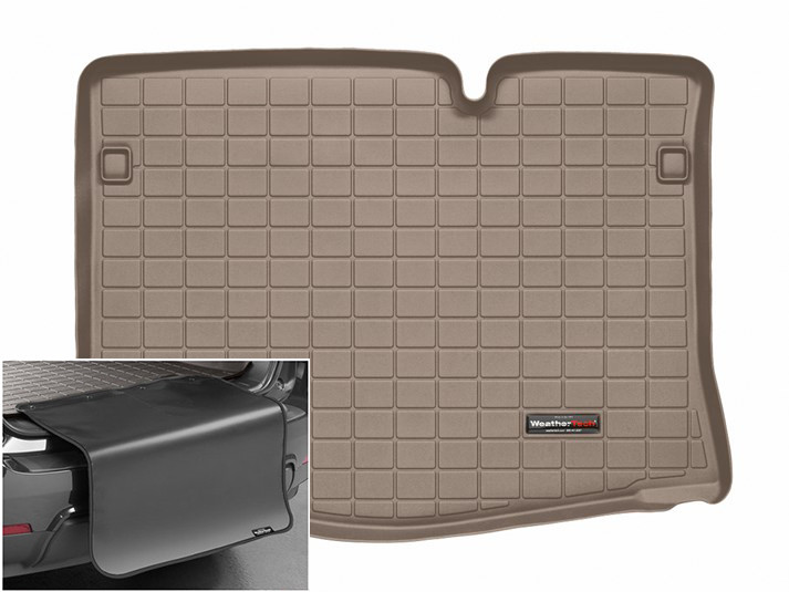 Автомобільний килимок в багажник авто Weathertech Alfa Romeo Giulietta 10-18 бежевий Альфа Ромео Джульетта, фото 1