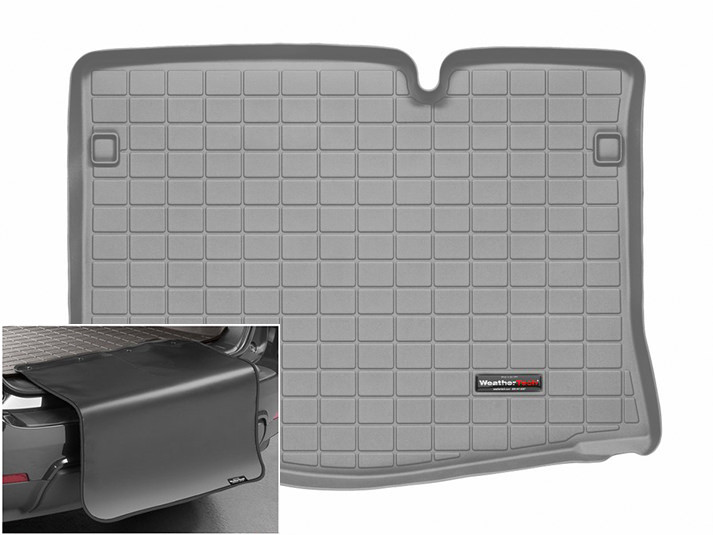 Автомобільний килимок в багажник авто Weathertech Alfa Romeo Giulietta 10-18 сірий Альфа Ромео Джульетта, фото 1
