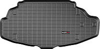Автомобильный коврик в багажник авто Weathertech Lexus LC cabr 18- черный Лексус ЛЦ 3