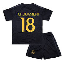 Детская футбольная форма TCHOUAMENI 18 Реал Мадрид 2023-2024 Adidas Third 135-145 см (set3432_120150)