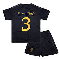 Детская футбольная форма E. MILITÃO 3 Реал Мадрид 2023-2024 Adidas Third 135-145 см (set3432_120143)