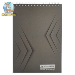 Блокнот А5 клітка, сірий 99035/ВM2474-09