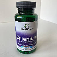 Swanson Selenium Селен 100 мкг, 200 капсул