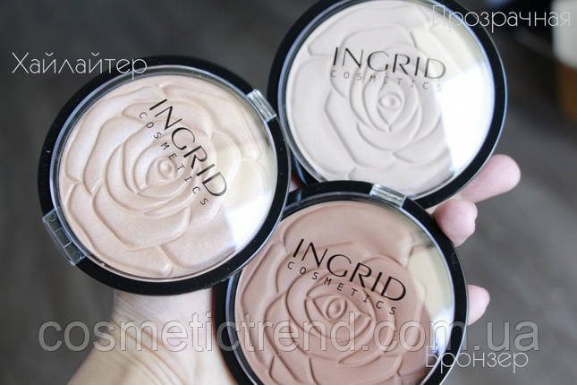 Хайлайтер-пудра іскриста для обличчя Ingrid Cosmetics Shimmer Powder HD Beauty Innovation 25 gr (розпродажу), фото 3