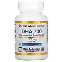 Омега-3 ДГК 700 Рыбий жир 1000 мг, California Gold Nutrition, 30 капсул